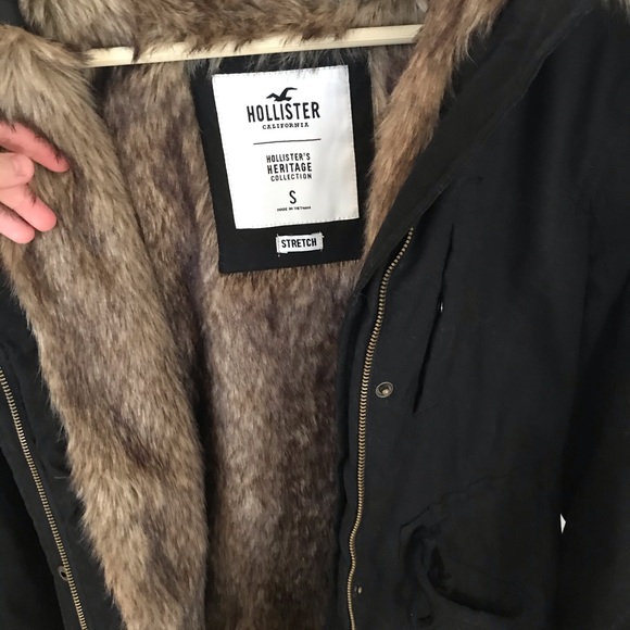 Hollister Small Black Coat - Picture 2 of 3